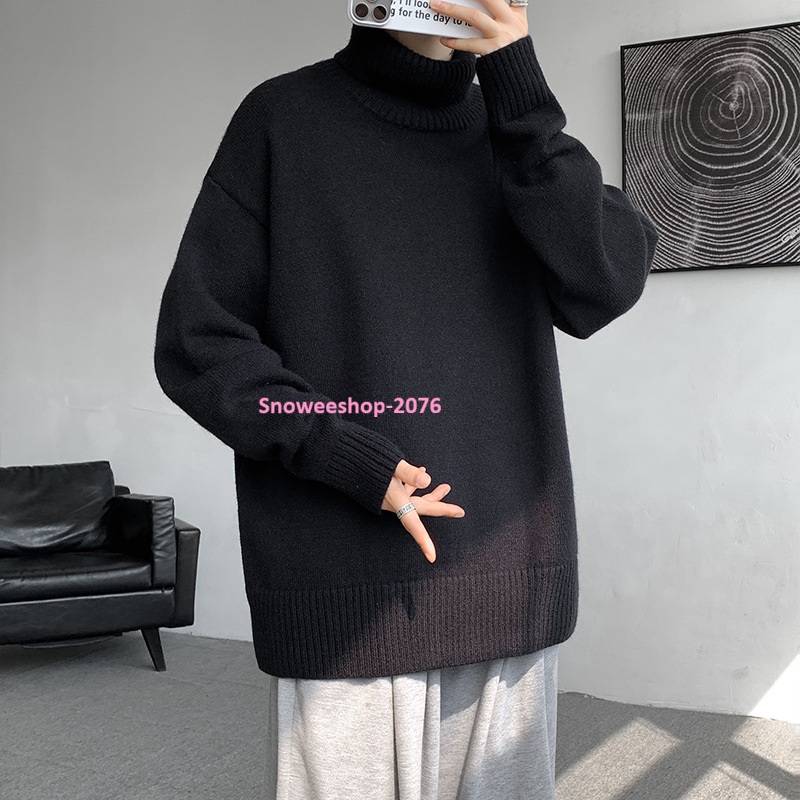 มีไซส์ใหญ่พิเศษ M–8X เสื้อสเวตเตอร์คอเต่าทรงหลวม ใส่แล้วเท่แบบโอปป้าเกาหลี ุ่มฟูทั้งตัว บุขนด้านในเพิ่มความอบอุ่น ไม่คัน ไม่อึดอัด ใส่เที่ยวต่างประเทศได้สบายสุดๆ ใส่แล้วพรางหุ่น ดูเพรียวขึ้น ไม่เทอะทะแน่นอน เลือกได้ถึง 5 สี ใส่คู่กางเกงยีนส์หรือโค้ทก็เท่ท