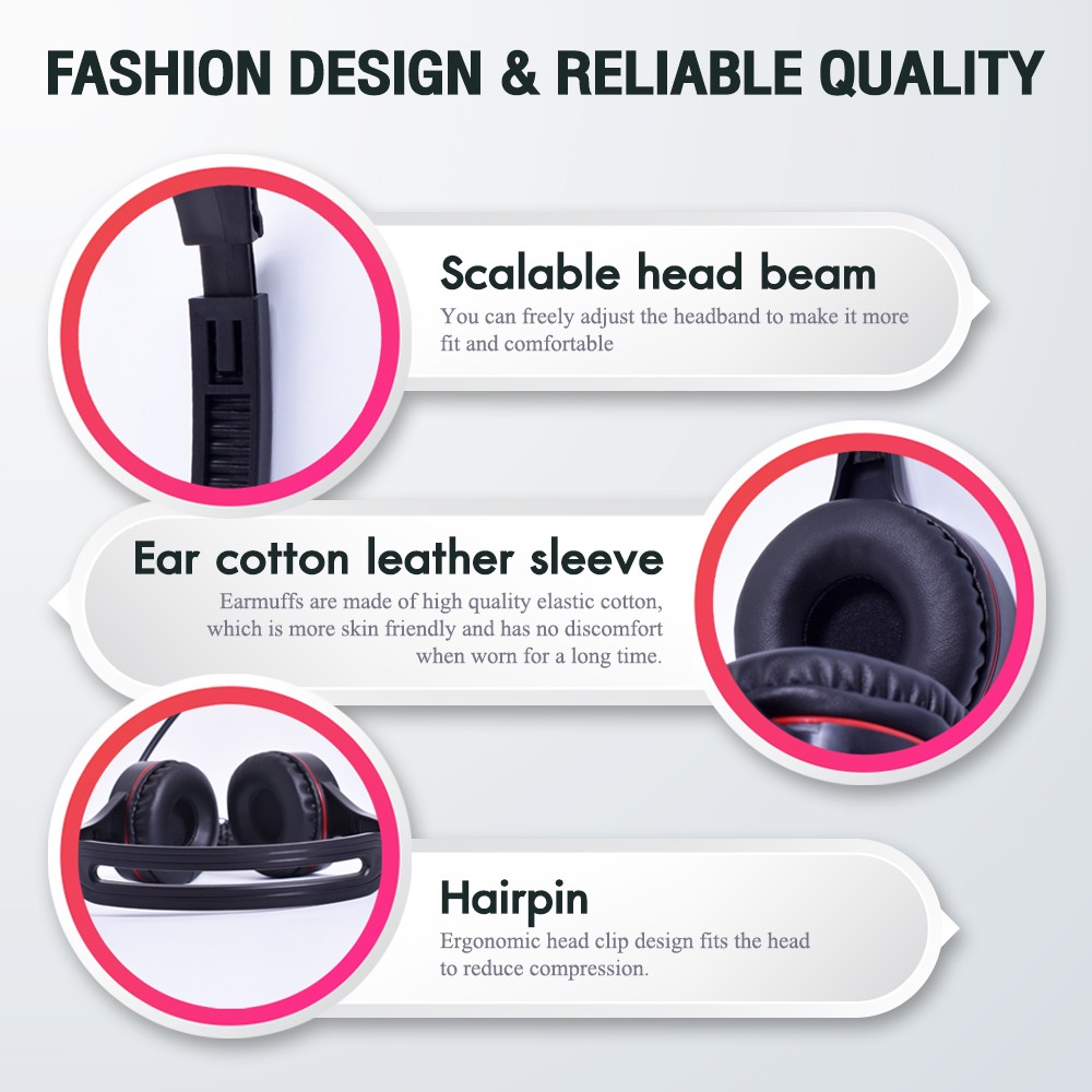 OKER X490 OKER HEADPHONE+MIC JACK3.5 HP-HM-OK-490BK