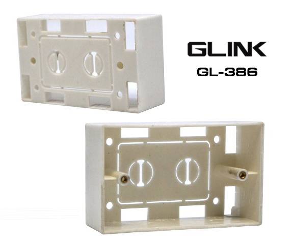 GLINK GL-386 GLINK Wall Box 2x4 ลึก 36mm. SKU-02333