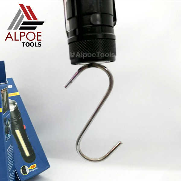 ไฟฉายแรงสูง หลอด T6 มีไฟข้าง มีแม่เหล็ก มาพร้อมอุปกรณ์ชาร์จ รุ่น JX-409