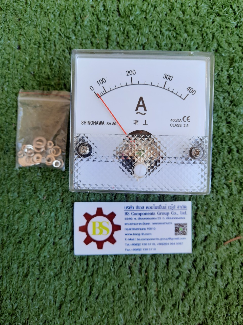 Shinohawa : AC Amp Meter ต่อผ่าน CT400/5 MT821