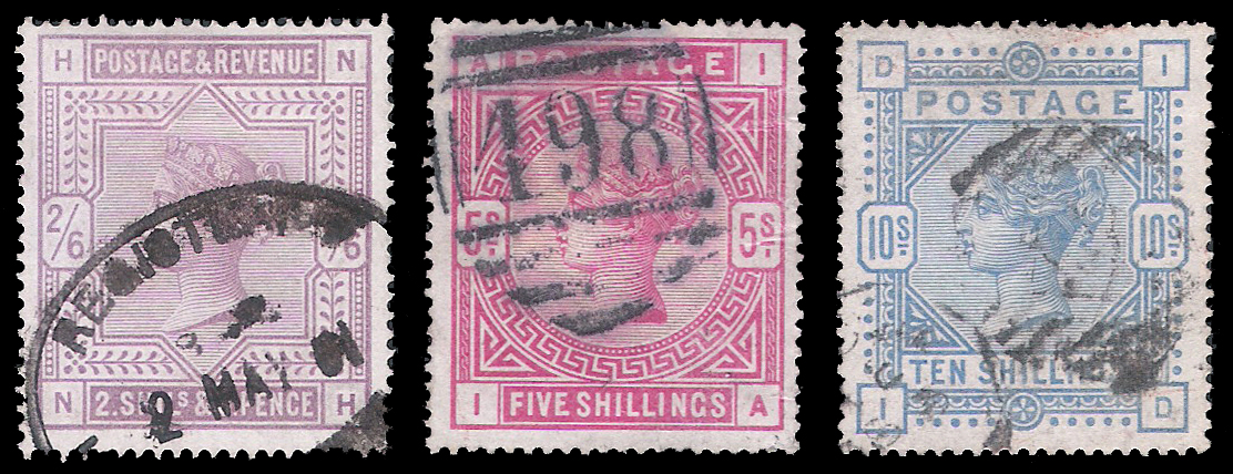1883 QV No.96,108,109 Rare (CV $960)