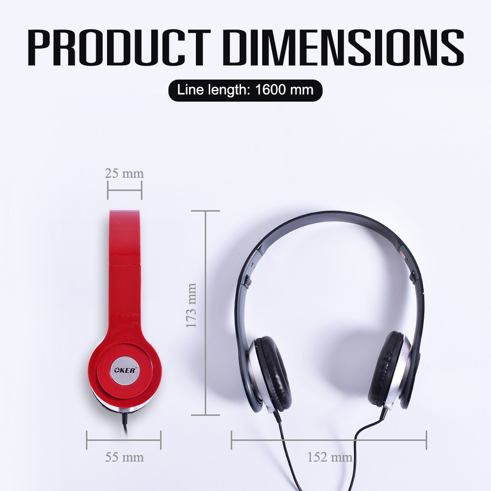 OKER SM-350 OKER หูฟังพร้อมไมค์ SMALLTALK 3.5 มม HP-HM-OK-350XX