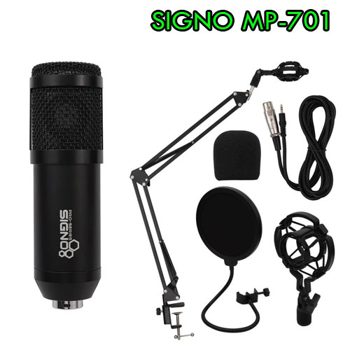 MP-701 SIGNO MIC CONDENSER ไมค์คอนเดนท์เซอร์ ฟรี USB TO SOUND 7.1 MI-SI-ST-MP701W