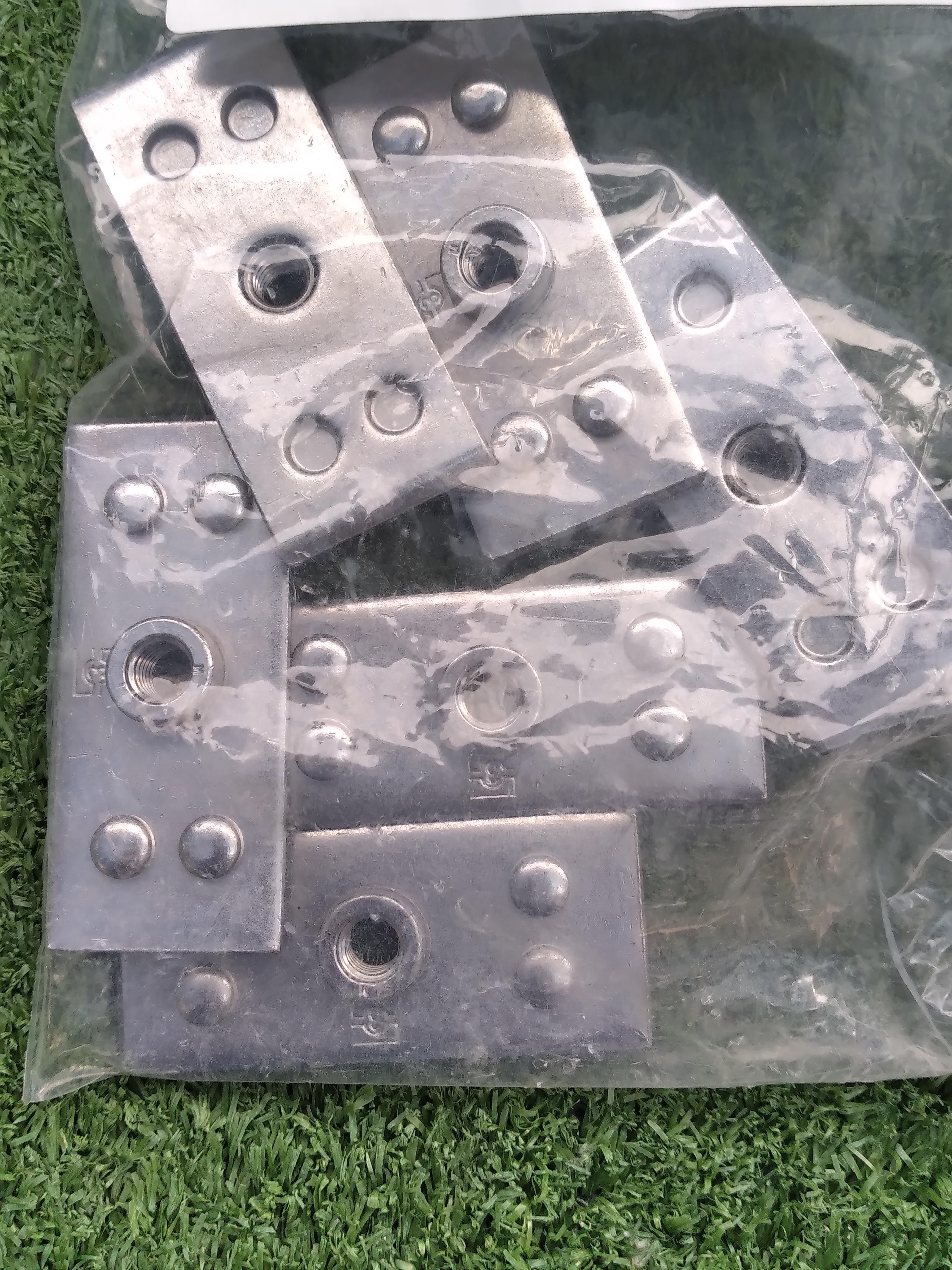 STAUFF : SP-3D-M-W3 : Weld plate Gr.3D, Carbon Steel with Zinc/nickel-plated