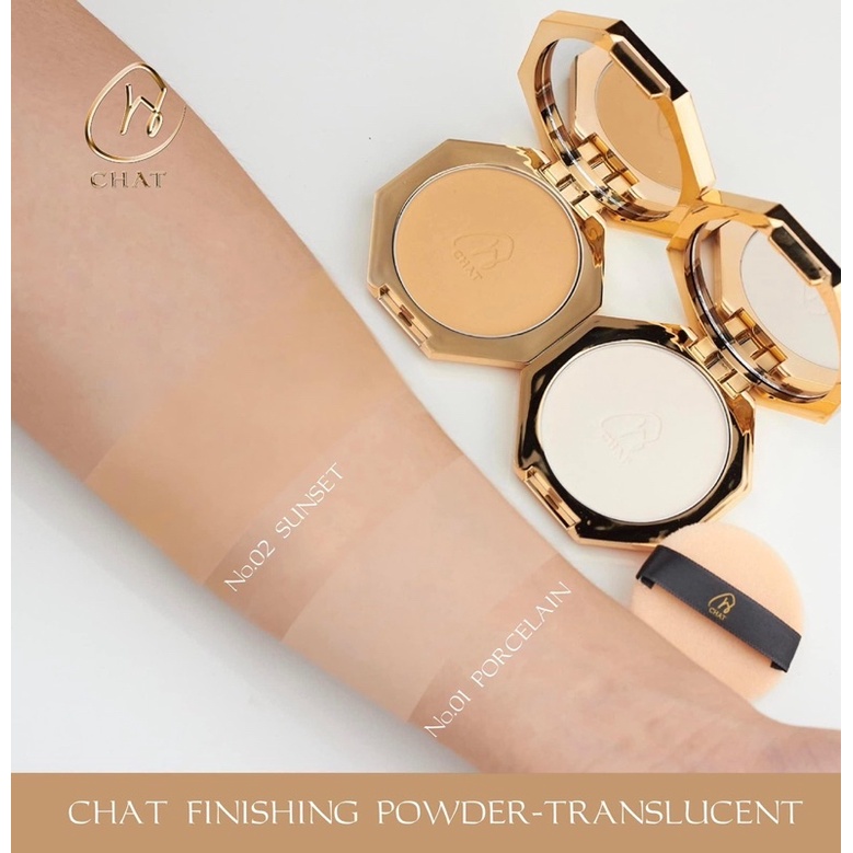 Chat Powder Translucent แป้งฝุ่นอัดแข็ง น้องฉัตร