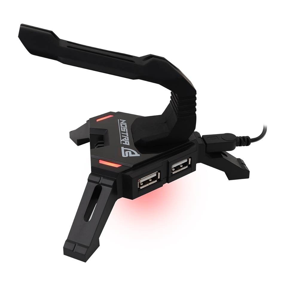 SIGNO SIGNO E-Sport BG-700 Mouse Bungee USB HUB เมาส์บันจี่ จัดสายเมาส์ ยูเอสบีฮับ BG700 MO-SI-BG-700BK