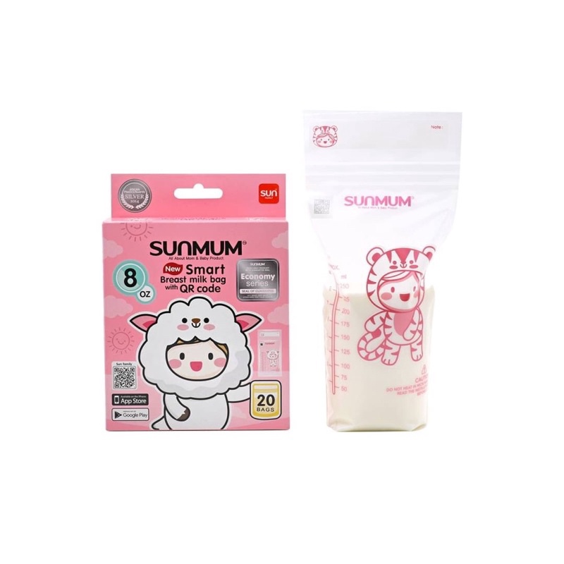 Breastmilk Storage Bags Sunmum (ซันมัม) ถุงเก็บน้ำนม ผลิตภัณฑ์เพื่อแม่และเด็ก