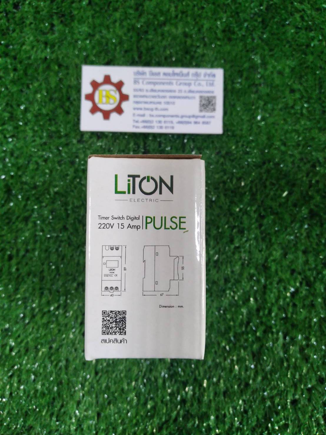 LITON : นาฬิกาตั้งเวลาดิจิตอล 24ชม. 7วัน timer 15A 110-220VAC รุ่นPULSE (LUTEK) 20offon 1CO