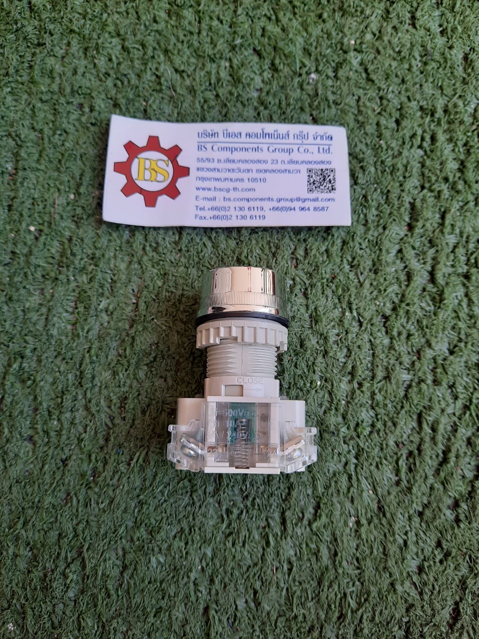 TEND : สวิทช์กดหัวเรียบ 22/25mm T2BFRR-1C -Red