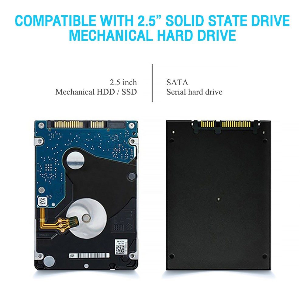 OKER ST-245 EXTERNAL HDD BOX 2.5" SATA USB 3.0/SATA SSD EX-25-OK-245BK