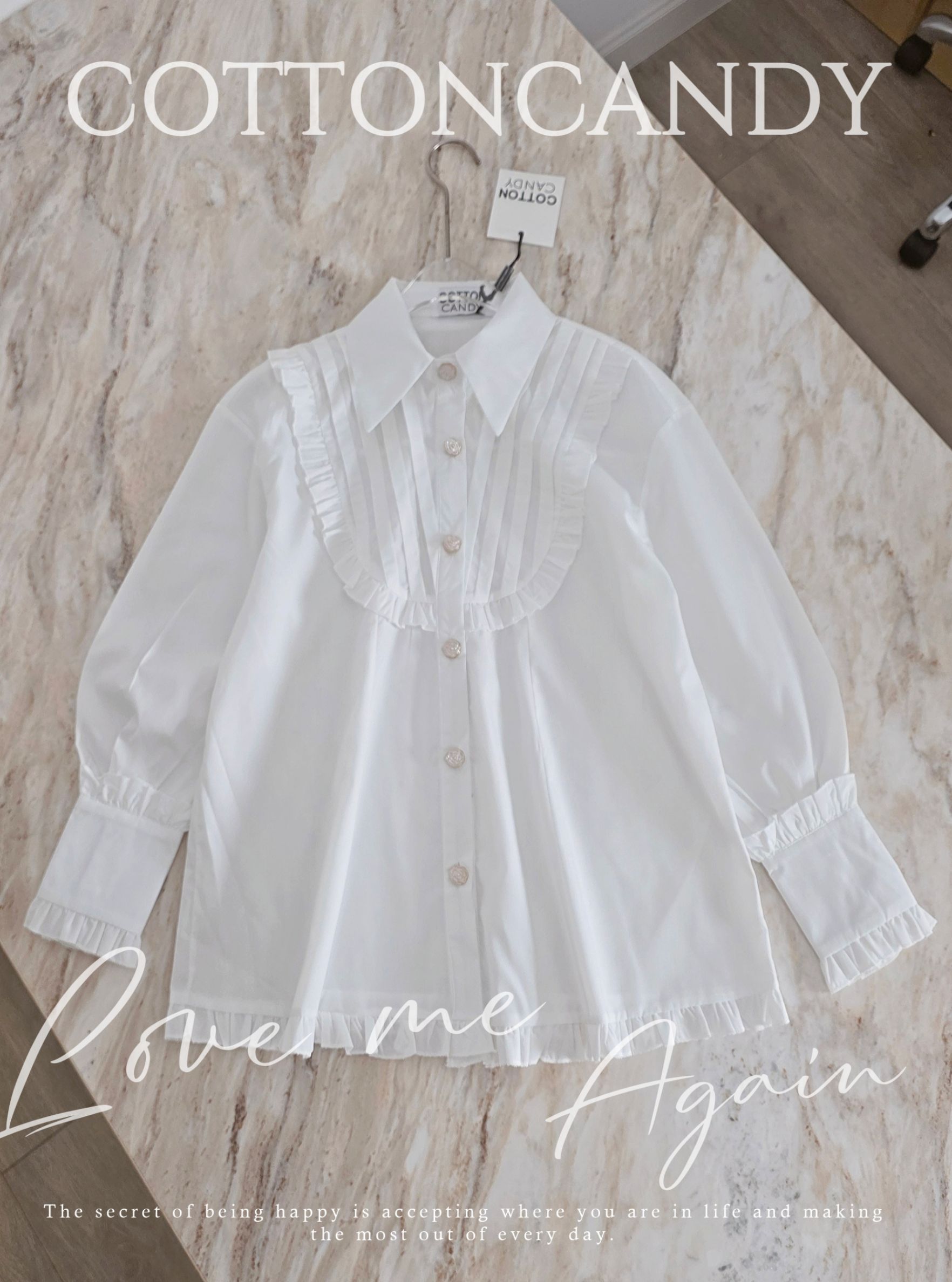 Tag#cottoncandy โอ้โห้ๆๆๆเสื้อเชิ๊ตรุ่นนี้ดีเทลดีมากๆคร่าาาา บอกเลย cottoncandyทำถึงสุดๆ ดีเทลตีเกร็ดหน้าสวยหรูดูแพง แต่งระบายสุดปัง กระดุมนำเข้าพรีเมี่ยม บอกเลย ลุคนี้ปั้วมากๆคร่าาาา