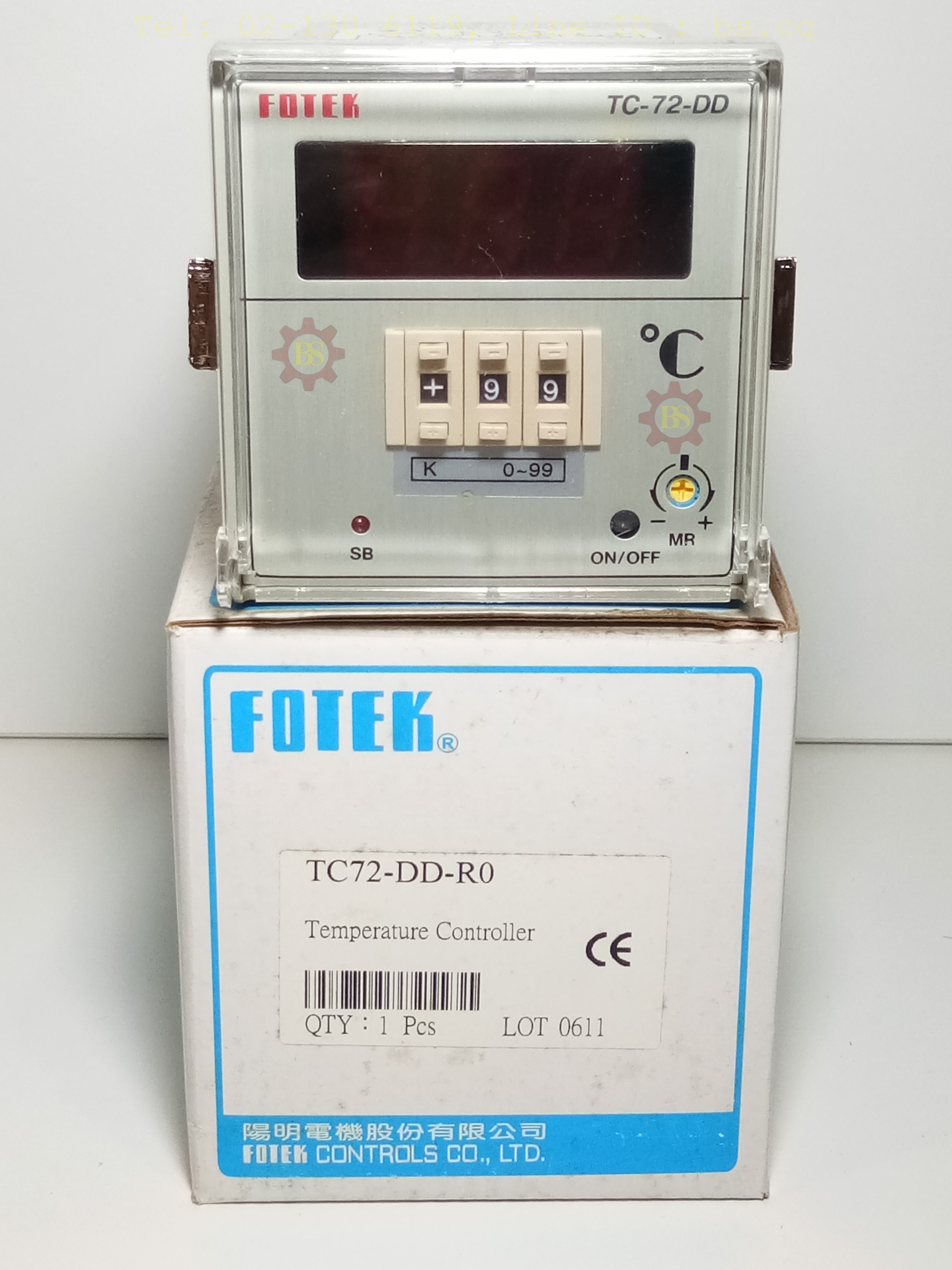 FOTEK : Temperature Controller TC72-DD-R0