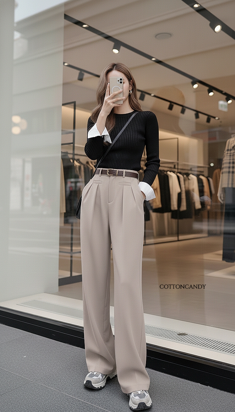 Tag#cottoncandy กางเกงfreesize รุ่นล่าสุดของทางรุ่น รุ่นนี้การันตีเนื้อผ้าเลยคร่าา ผ้าเนื้อดีมากๆ มีน้ำหนักทิ้งตัวสวยใส่สบายสุดๆ ดีเทลเก็ๆมา+เข็มขัดร