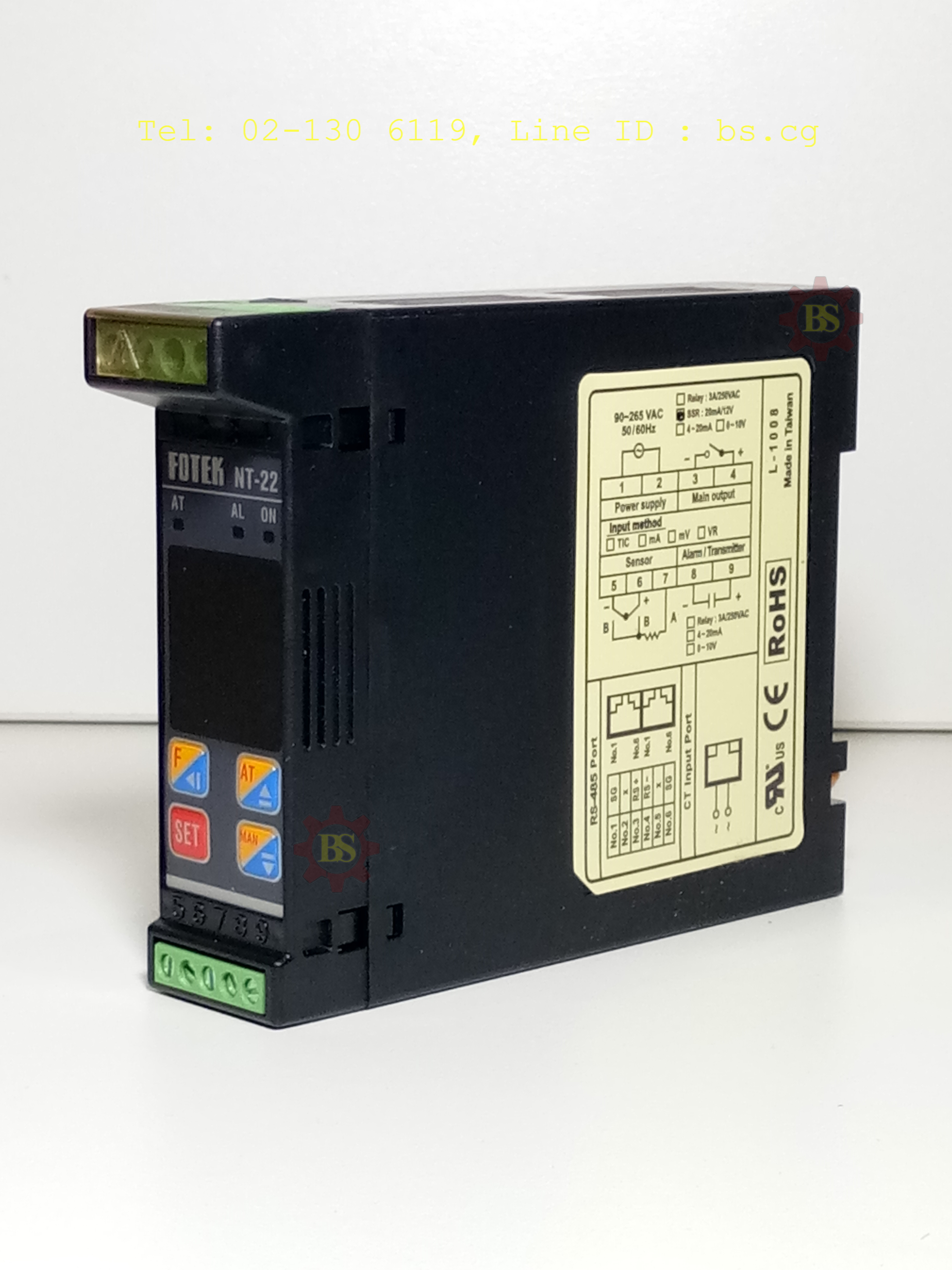 FOTEK : Temperature Controller Output: SSR NT-22V