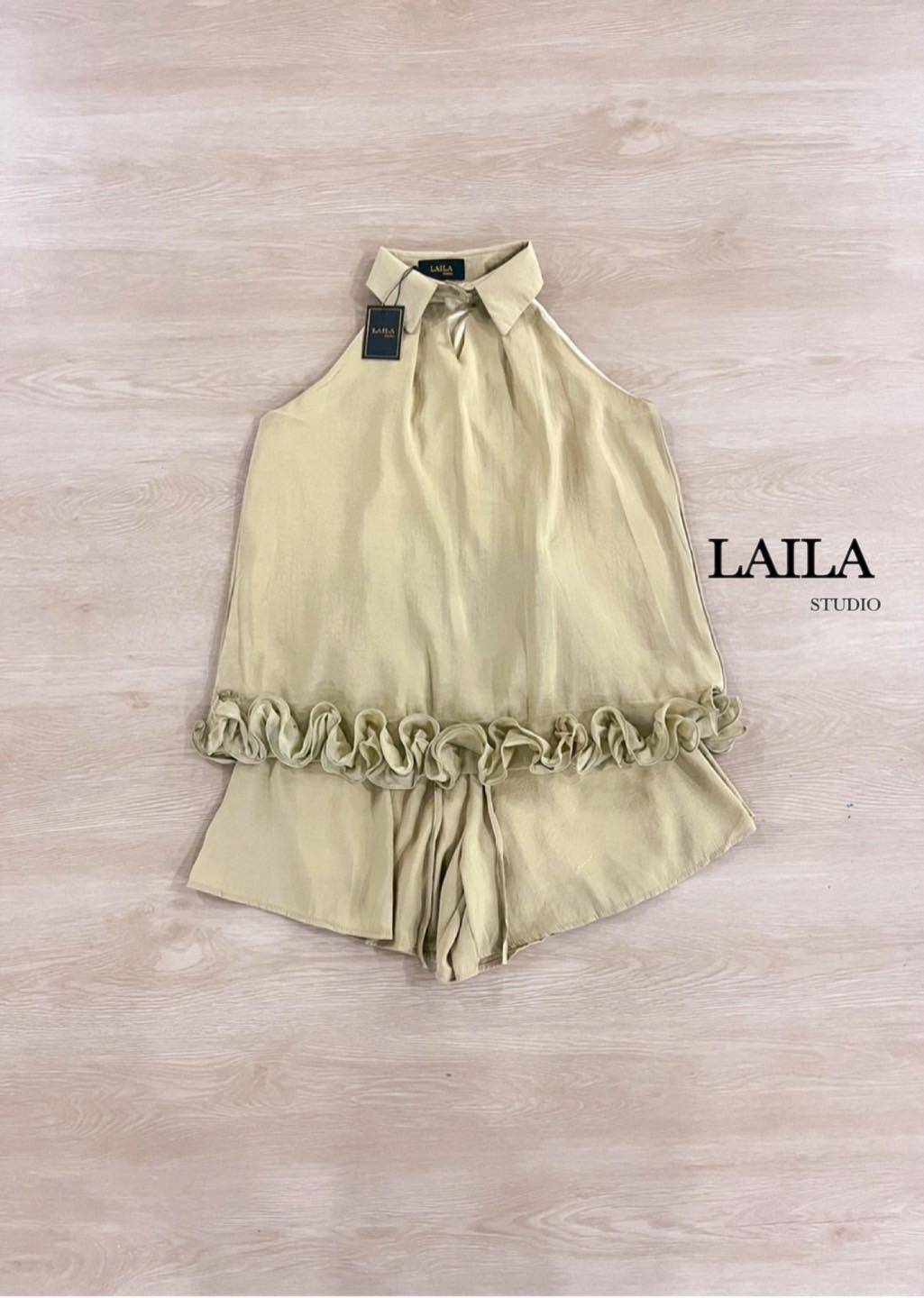 Tag: LAlLA Detail: Setเสื้อ+กางเกง เสื้อคอปกงานผ้าชีฟองทรงแขนกุดหลวมสบายๆพริ้วๆ งานแต่งเว้าช่วงอก ปลายขอบเสื้อดีไซน์ระบายๆช่วงขอบ มาพร้อมกางเกงขาสั้นงานผ้าเดียวกันกับตัวเสื้อ ทรงบานๆพริ้วๆ ด้านในแต่งซับใน ลุคสวยใส่ง่ายใส่สบาย แมชลงตัวลงตัวมากค่าบอกเลยย #b