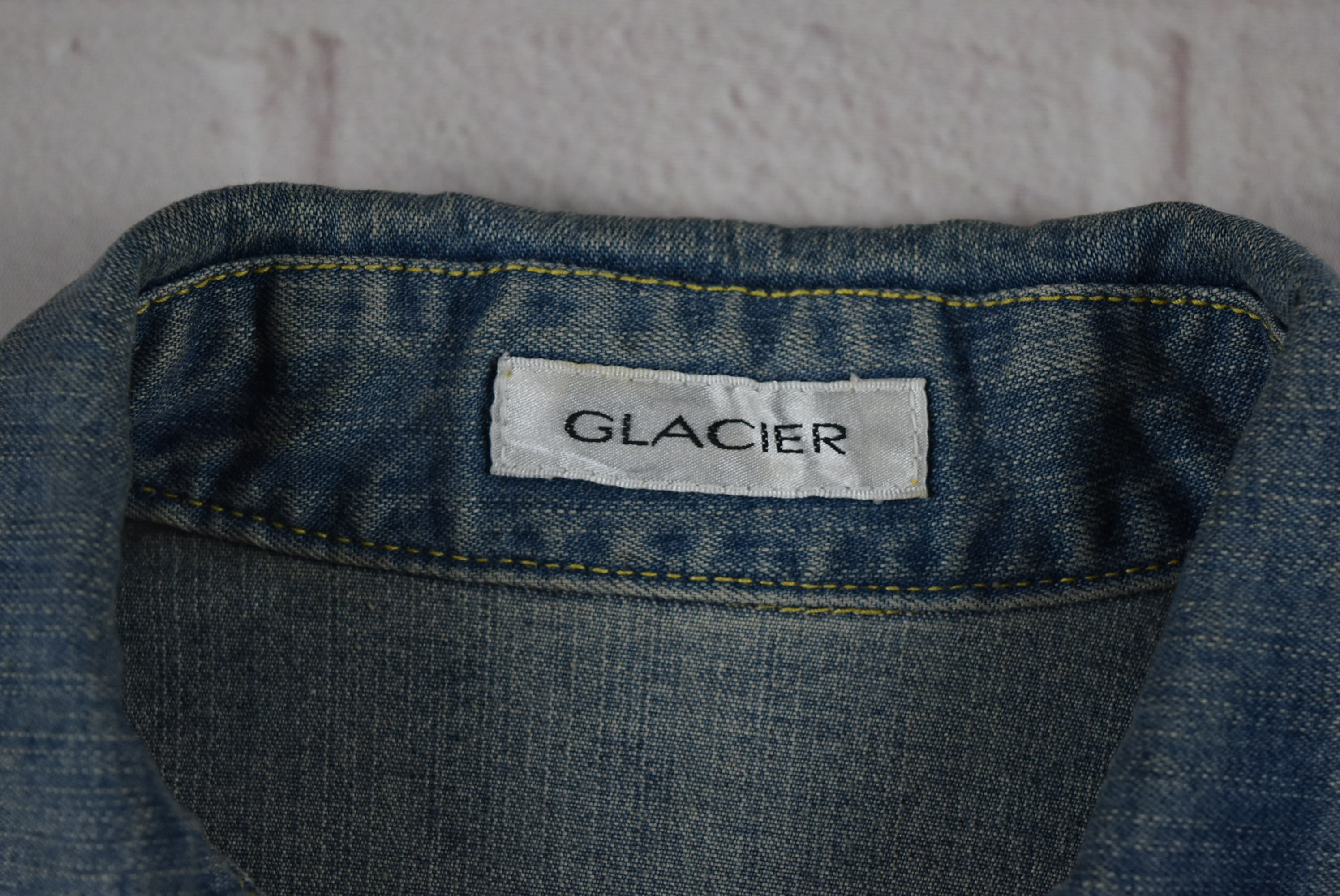 GLACIER อกจริง 33 ไซส์ 150 เสื้อแจ็คเก็ตยีนส์ แขนยาว เด็กหญิงชาย ทรงสวยใส่สบาย ใส่คลุมกันแดด