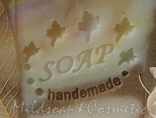 HANDMADE LEAF SOAP STAMP 3.4 X 4.5 CM.