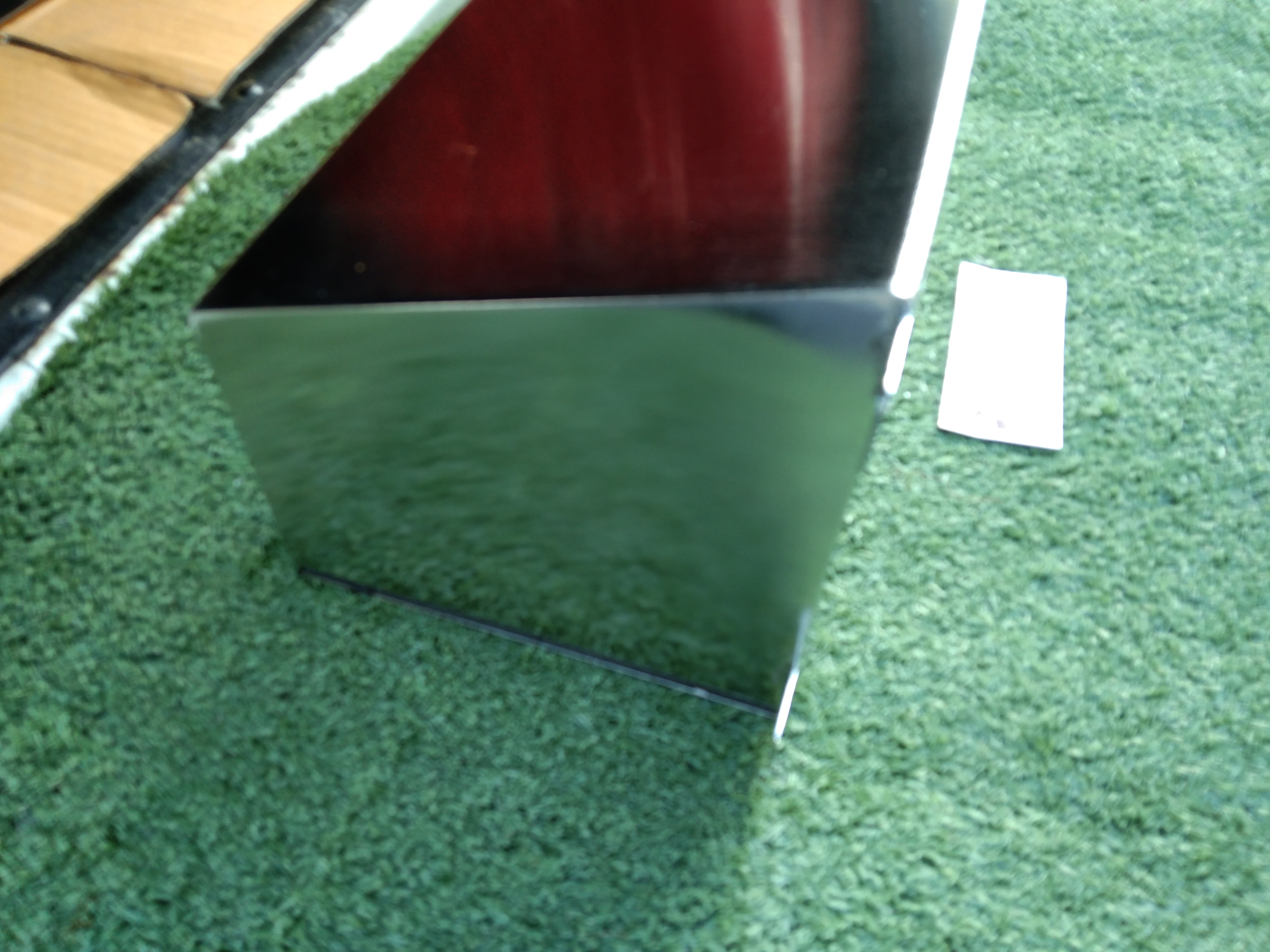 กล่องสแตนเลสด้านบนสโลป POWER PLUGS (C) W350xH150xD150mm.