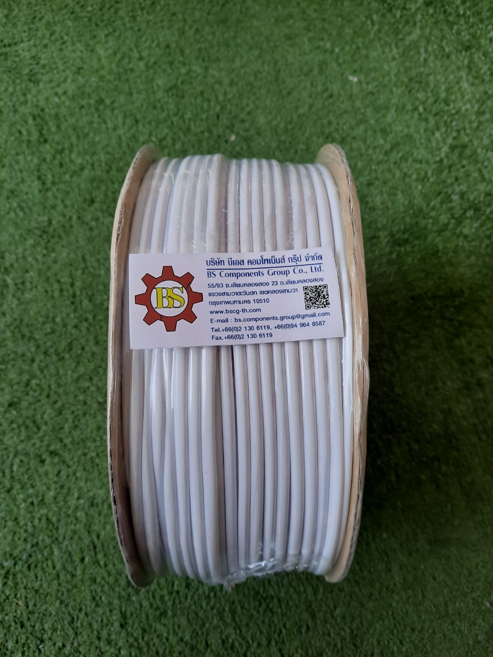 BS-TECH : ท่อมาร์คสายไฟ 4.2mm. ผิวมัน 200m/ม้วน