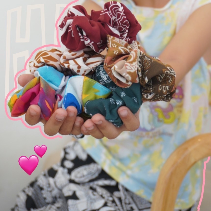 ยางรัดผม ยางรัดผมสีสันสดใส ยางรัดผมโดนัท น่ารักมีสไตล์ LOOM