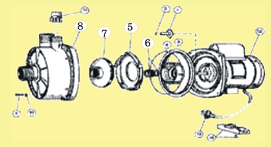 onga ปั๊มสูบสารเคมี รุ่น 413 (เฉพาะ No.5)