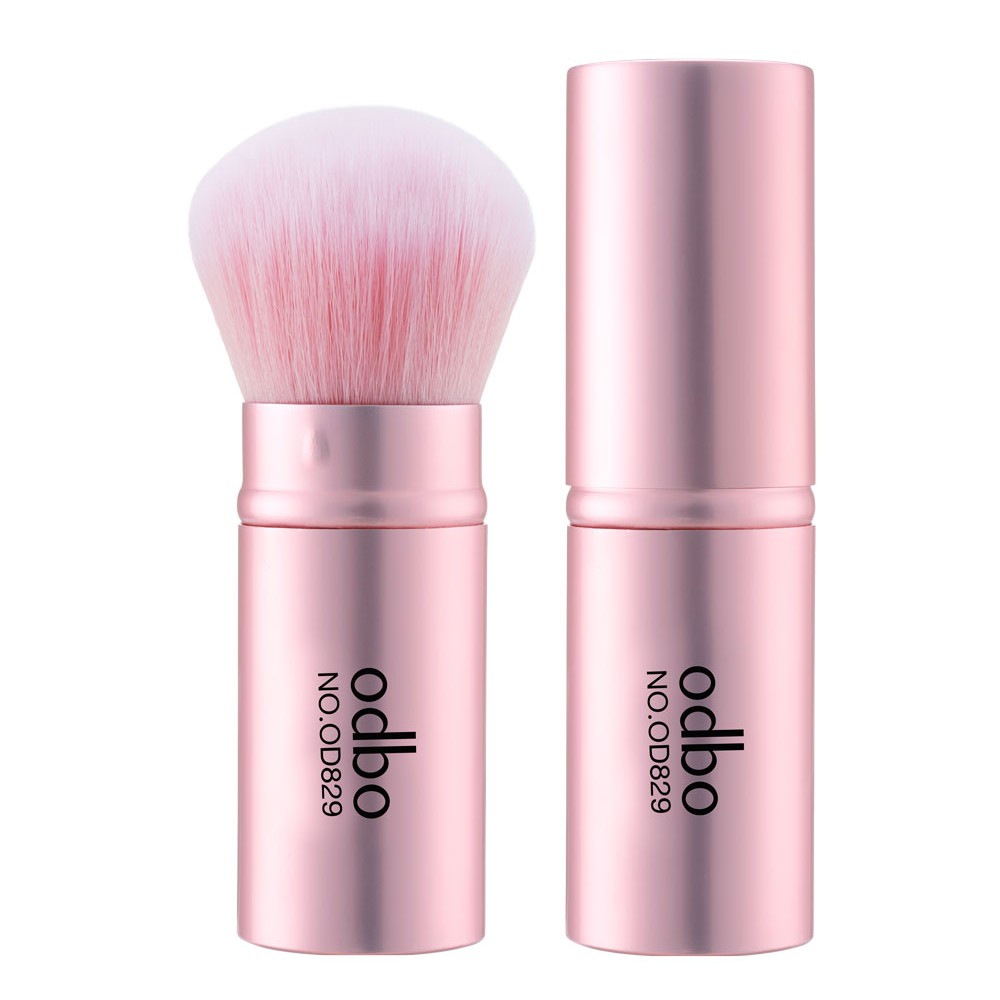 ❤ odbo Make Up Brush OD829 โอดีบีโอ แปรงแต่งหน้า ทรงโค้งมน เกลี่ยแป้งชนิดฝุ่น