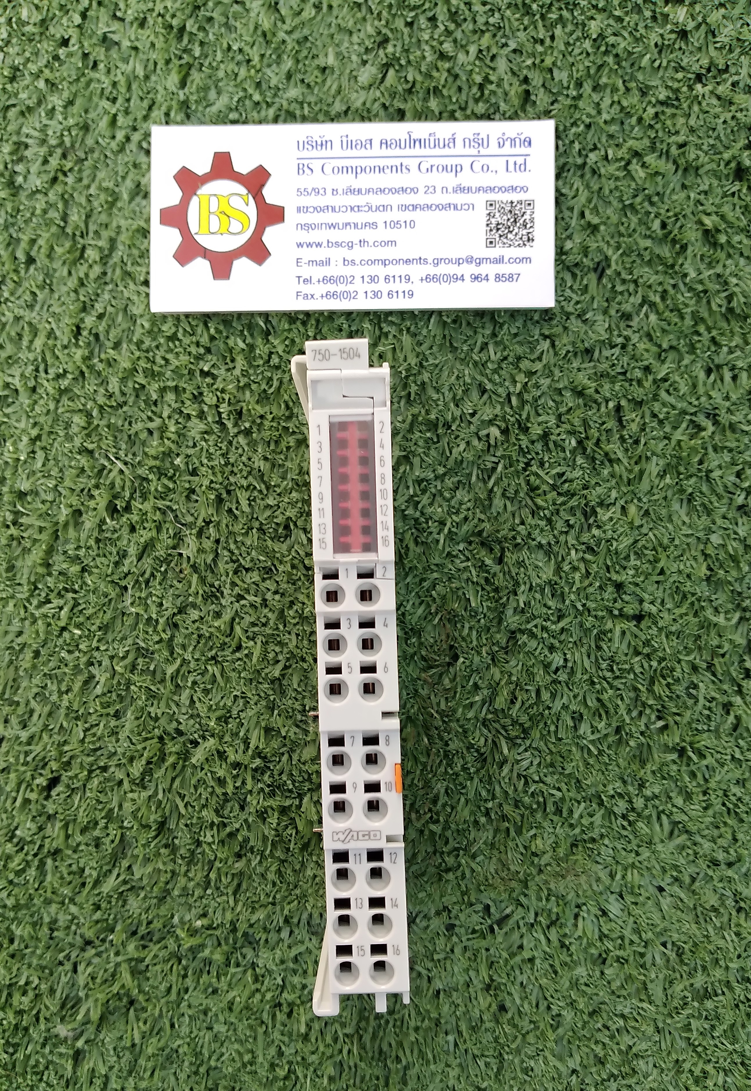 WAGO : 16-channel digital output; 24 VDC; 0.5 A (750-1504)