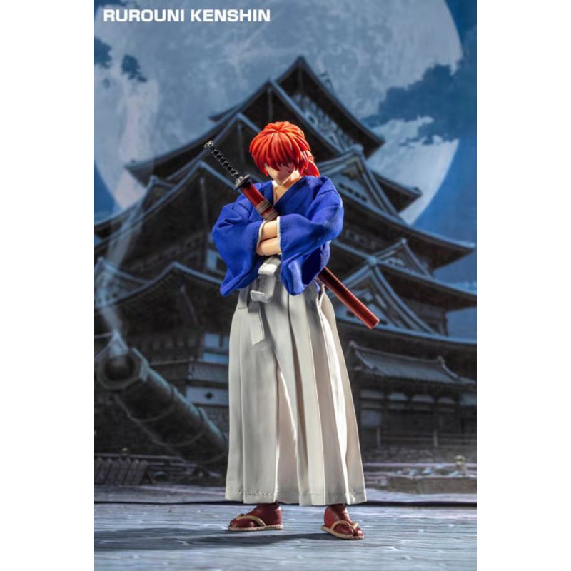 Dasin Model Rurouni Ken shin HIMURA KENSHIN S.H.Figures Action Figure Blue**ทักเเชทก่อนกดคำสั่งซื้อนะครับ***