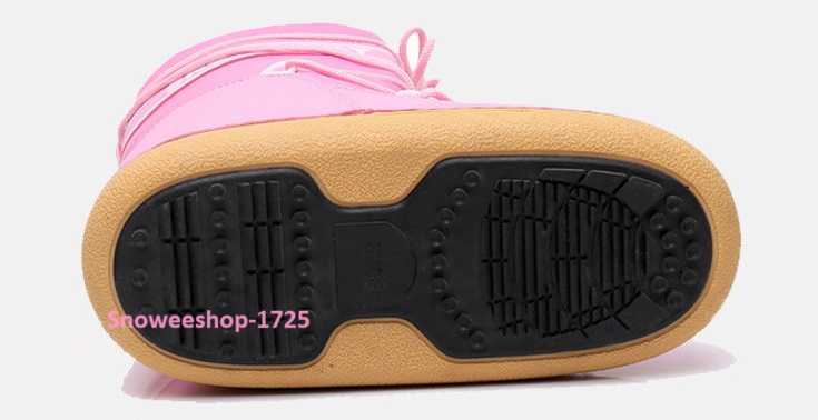 รองเท้าสกีแบบคนดัง Snow Boot บูทกันหนาวใส่เล่นสกี หิมะ แบบพื้นหนาอินเทรนด์ บูทสูงกลางน่องรองเท้าบูทสำหรับผู้หญิง ซับในหนากันหนาวติดลบ 40 กันน้ำ กันลื่น มี 3 สี 6 ลายให้เลือก ไซ 35 ถึง 42