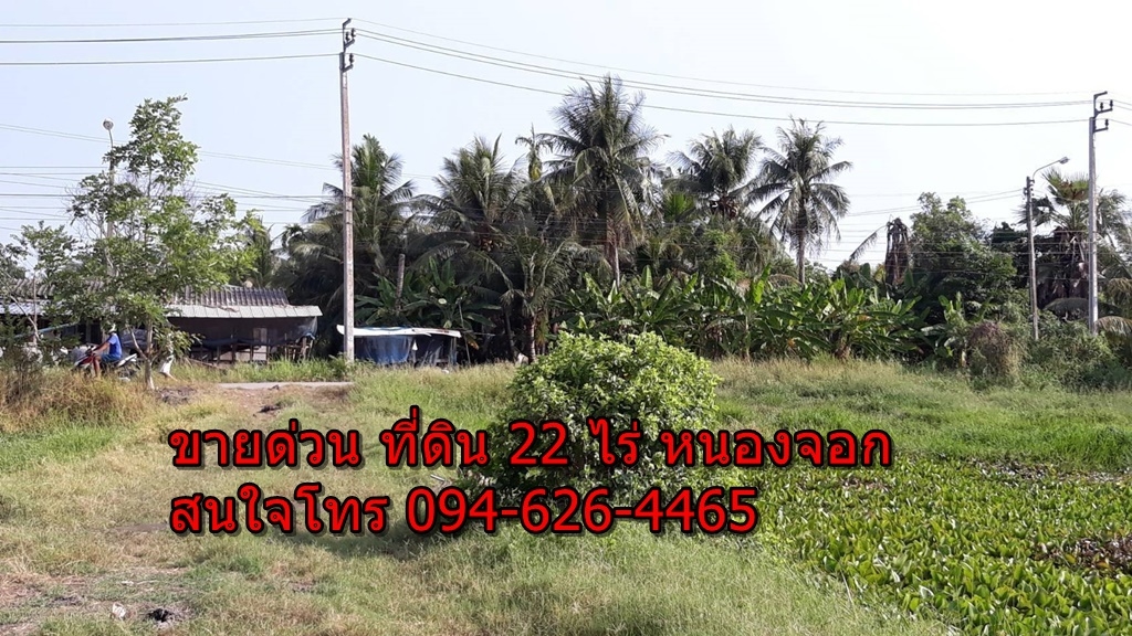 ขายด่วน ที่ดินใกล้ขนส่งหนองจอก และ รถไฟฟ้าสีส้ม จำนวน 22 ไร่ ซ. ร่วมพัฒนา 6