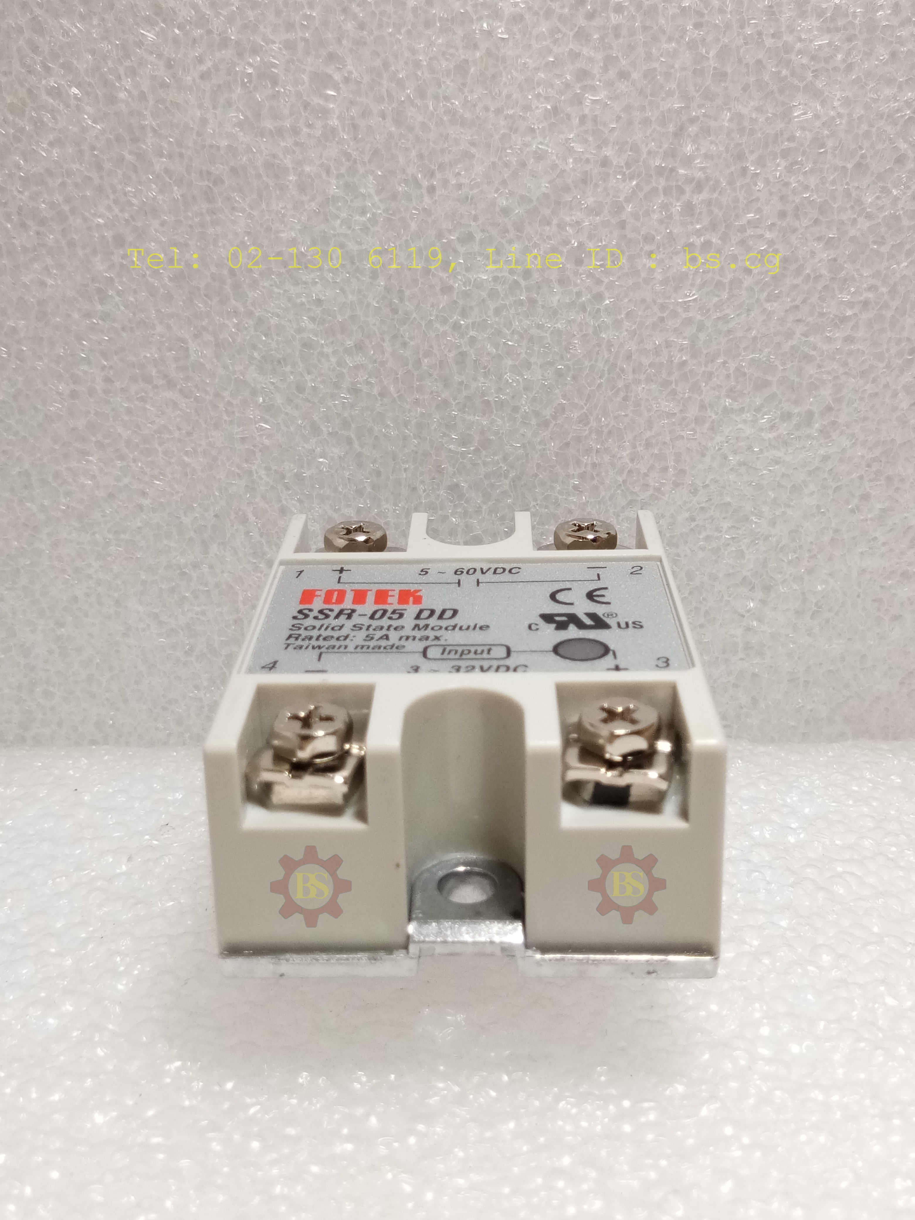 FOTEK : Solid State Module Rated: 5A max. SSR-05 DD