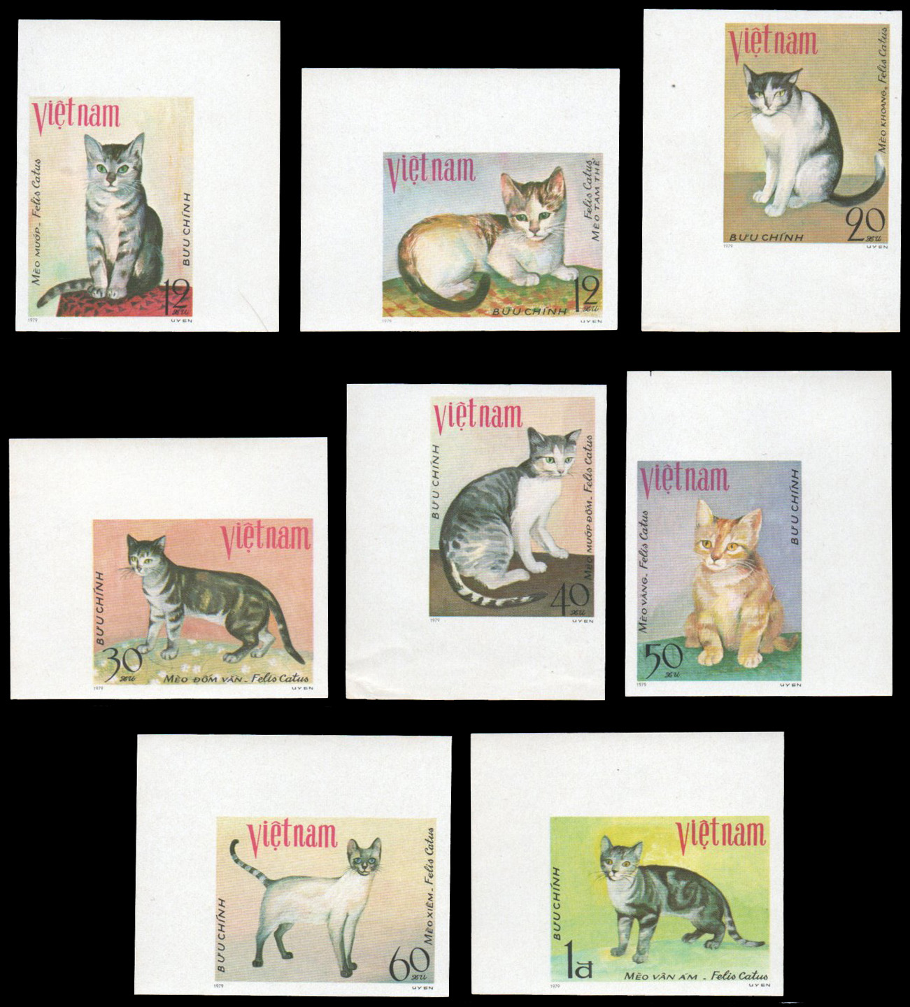 Vietnam Imperf Cats