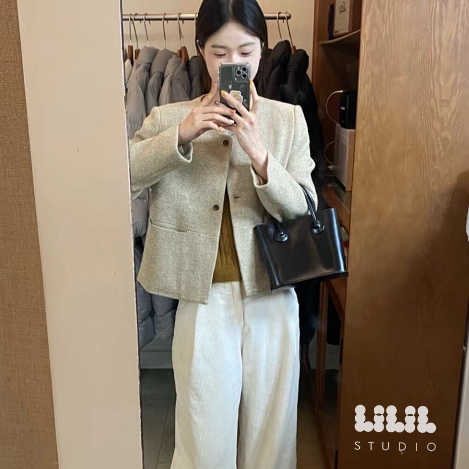 เบลเซอร์Korea style ทรงสวย สั่งด่วนจัดส่งทันที ผ้าดูดี cutting เนี้ยบ มีซับในบุ กระเป๋าจิง พร้อมส่งค่ะ