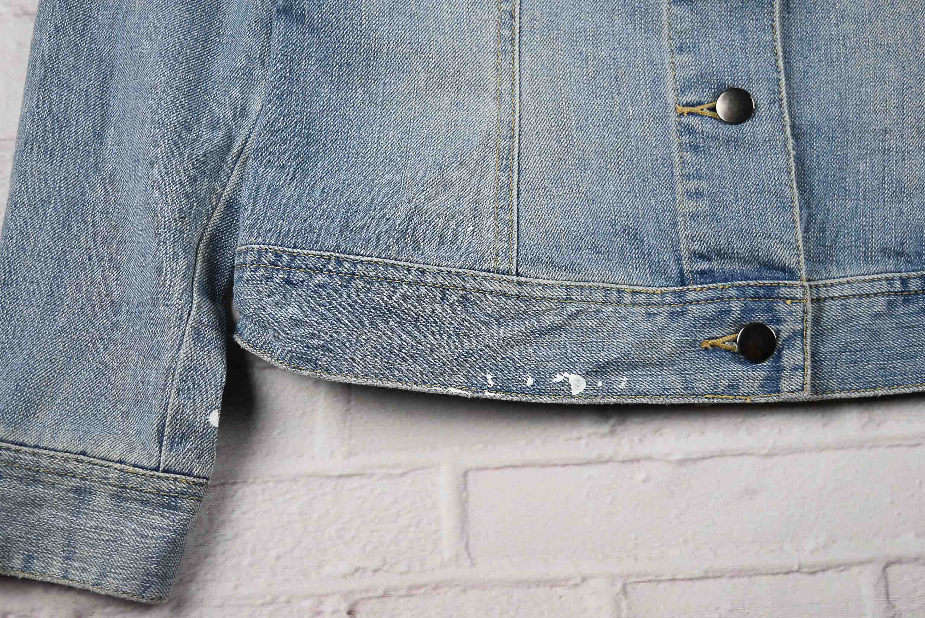 Coldwater Creek อกจริง 37 ไซส์ M เสื้อแจ็คเก็ตยีนส์ แขนยาว ผู้หญิง มีลายปักที่หน้าอกและด้านหลังสวยมาก เนื้อผ้านุ่มใส่สบาย