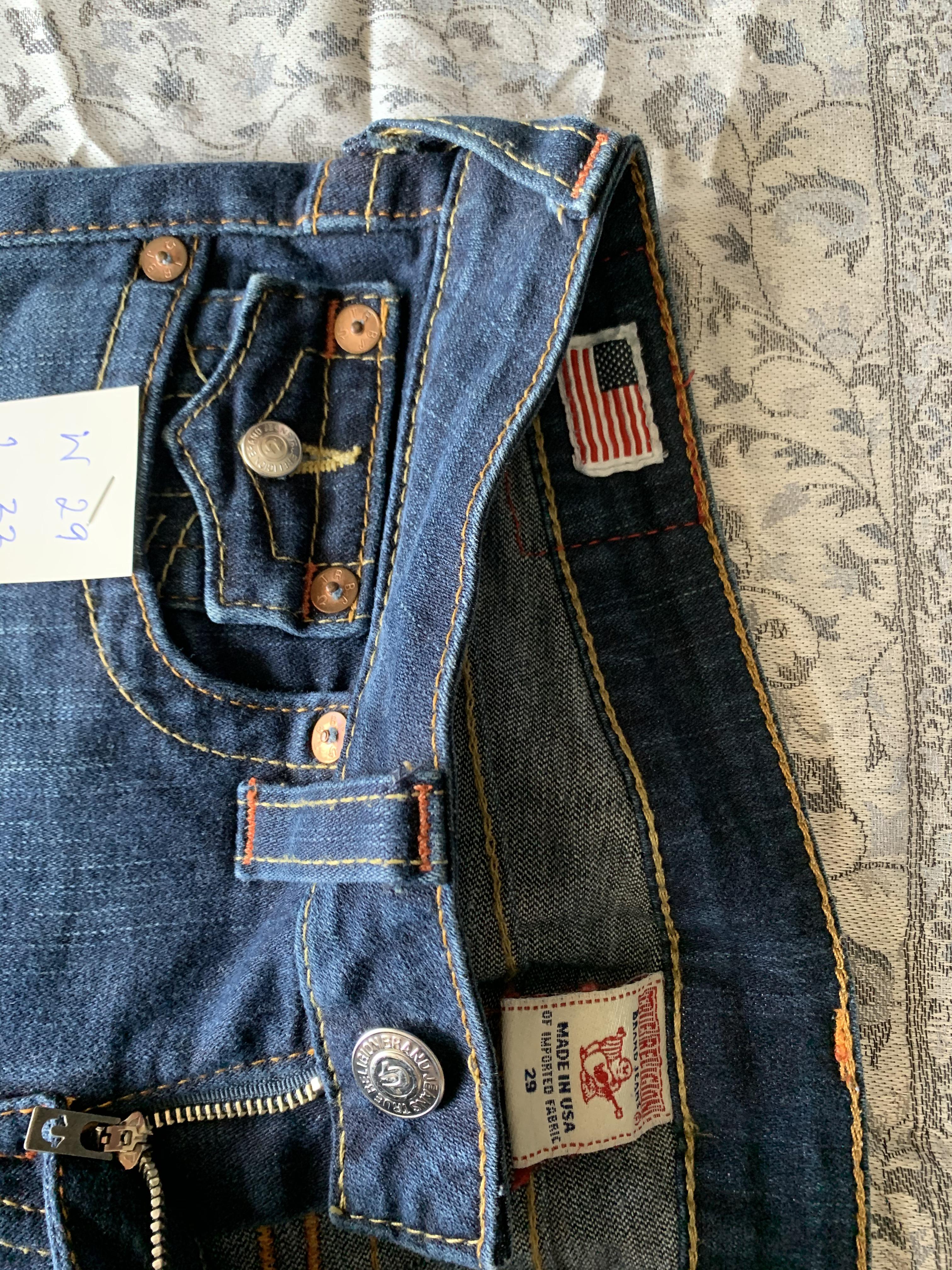 กางเกงยีนส์ผู้หญิงมือสอง TrueReligion Made in USA