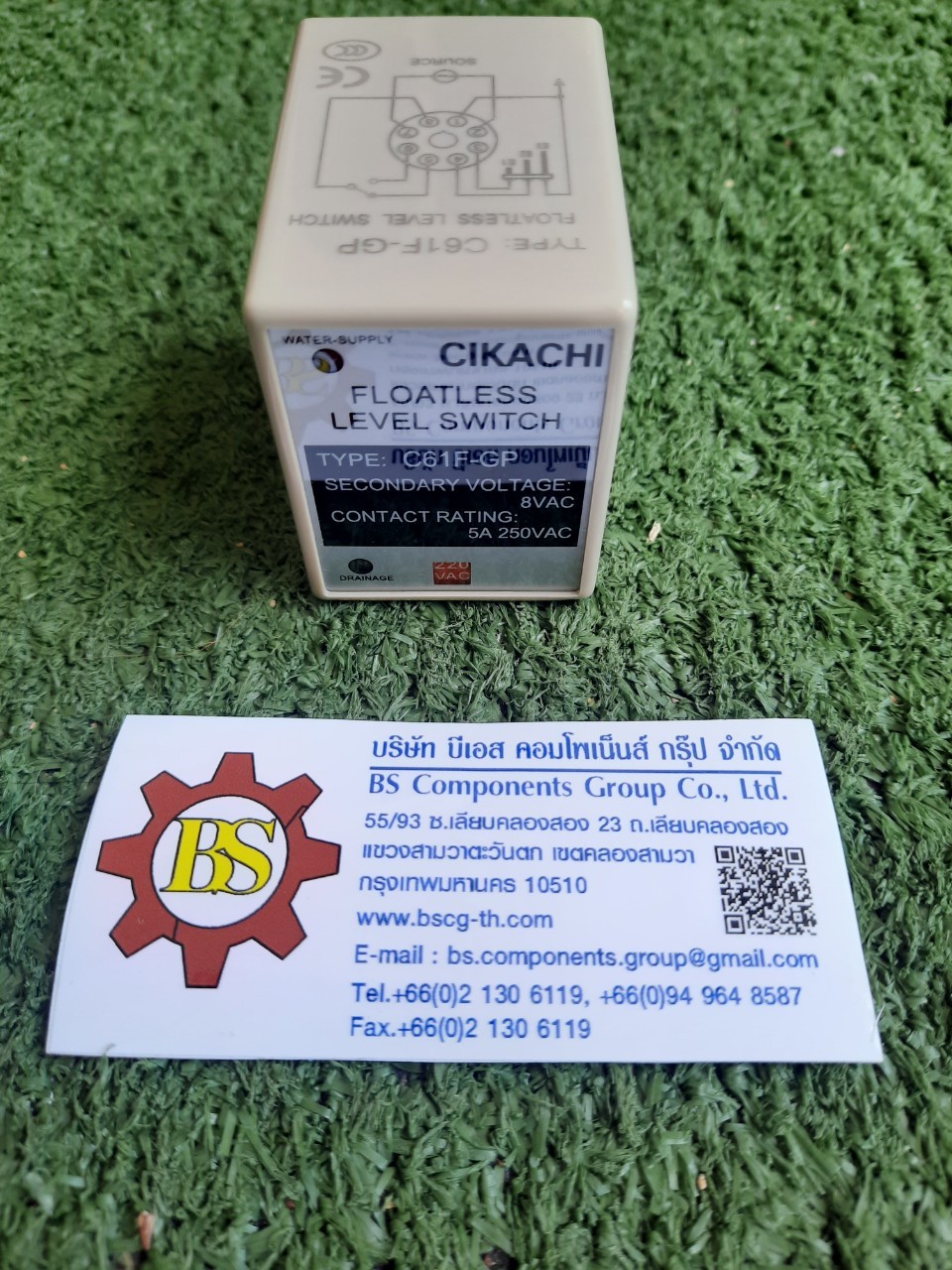 CIKACHI : Floatless level sw.C61F-GP 220V (ไม่รวม Socket)