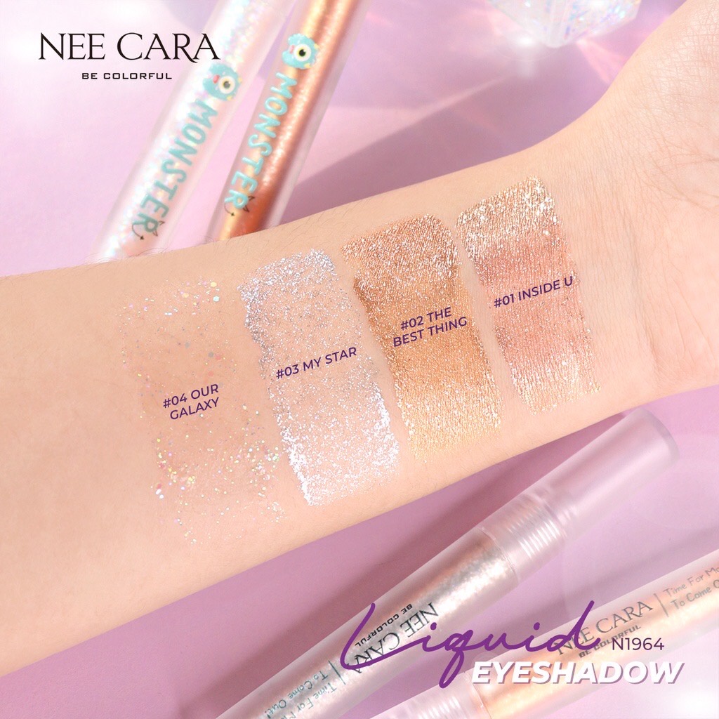 NEE CARA Monster Liquid Eyeshadow N1964 มอนส์เตอร์ ลิควิด อายแชโดว 2.5 กรัม