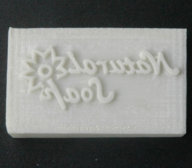 NATURAL FLOWER SOAP STAMP 3 X 5 CM.