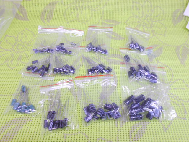 ตัวเก็บประจุ 0.22uf-470uf ้ 1 ถุง มี 12ค่า ค่าละ 10 ตัว รวม120ตัว
