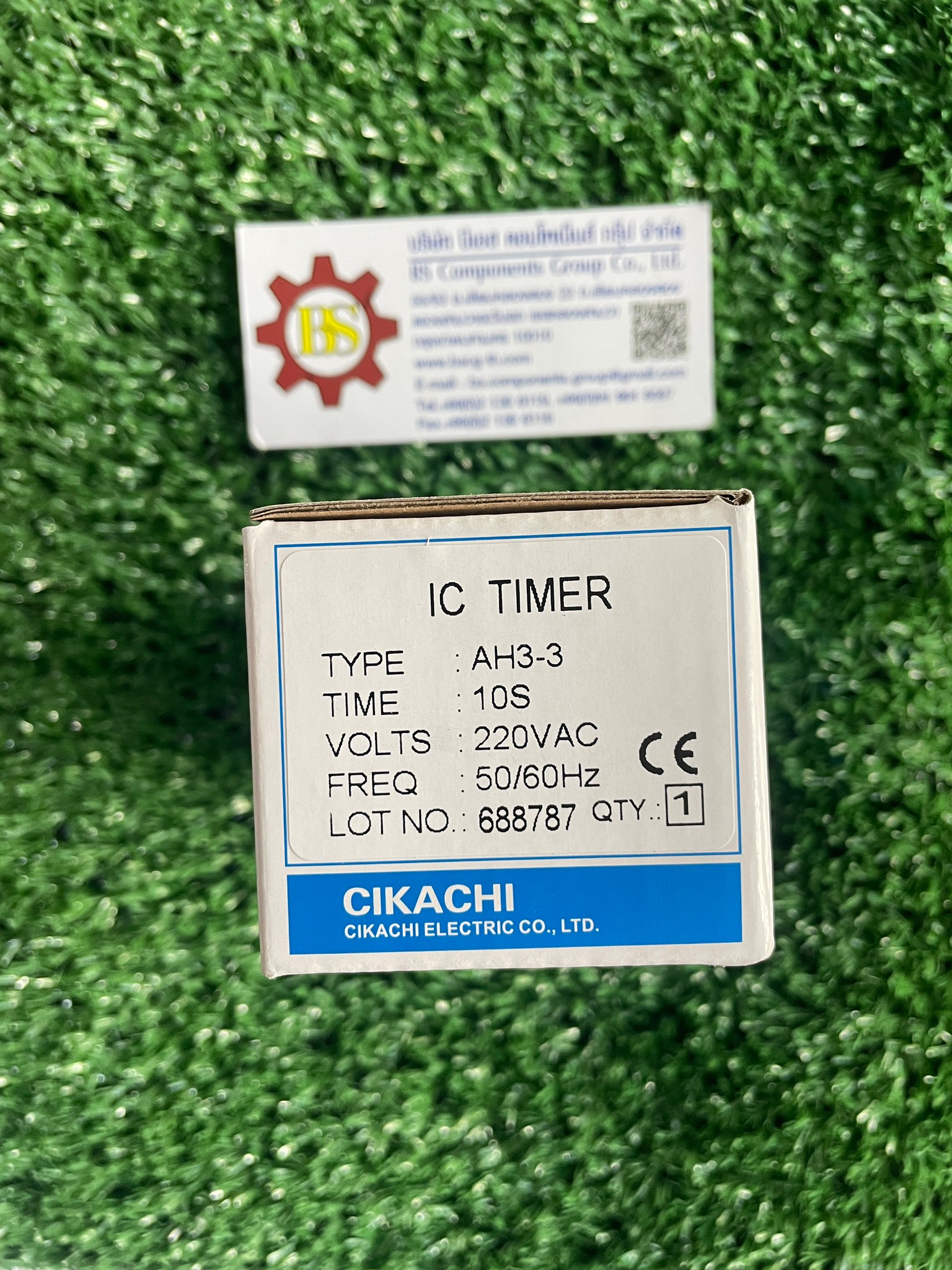 CIKACHI : Timer AH3-3 220V 10S (รวมช็อคเก็ต)