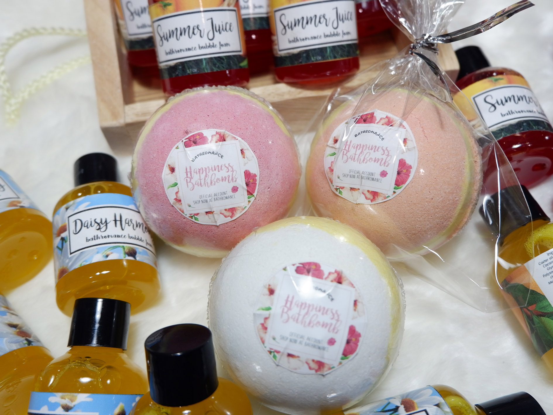 สบู่ทำฟอง Bubbblebath บับเบิ้ลบาธ Cherry Blossom Bath Bomb สบู่ทำฟองกลิ่นซากุระ