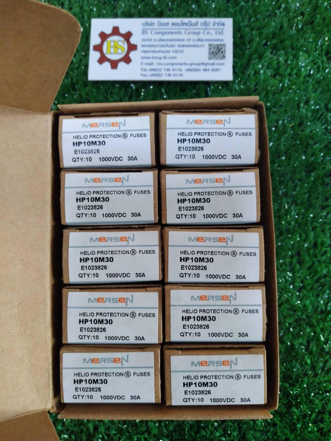 Mersen : ลูกฟิวส์ HP10M30 10x38mm. 30A 1000VDC