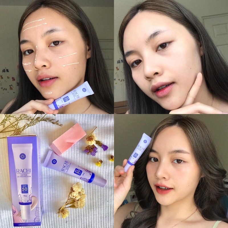 กันแดดราชิ RACHI Extra Uv Protection 10g กันแดดหน้าไบรท์