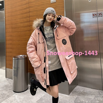 เสื้อกันหนาวแคนาดากูสตัวยาวทรงโอเวอร์ไซสวยพรีเมี่ยมฟังก์ชันครบใส่ติดลบ 40 ได้ ใส่ได้ทั้งผู้ชายและผู้หญิงมี 8 สี ไซเยอะใหญ่สุดอก 52 นิ้ว