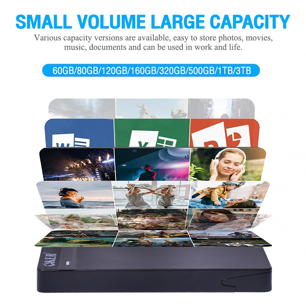 OKER ST-2526 EXTERNAL HDD BOX 2.5" SATA USB 3.0 EX-25-OK-2526