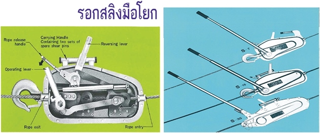 SUPER TIL รอกสลิงมือโยก รุ่น S-15 (ความยาวสลิง 20 M)