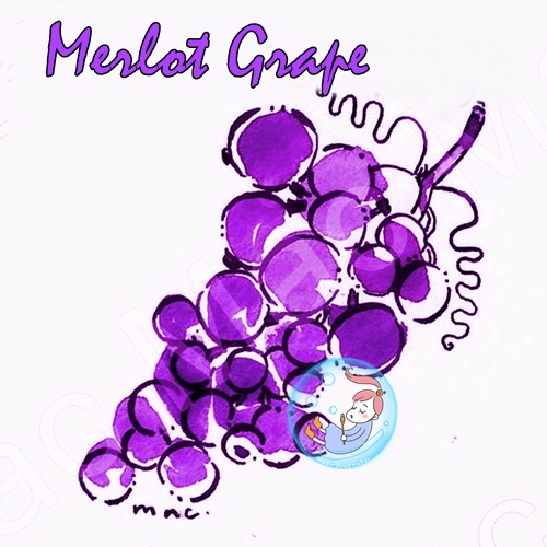 Grape :Merlot Grape หัวน้ำหอมแมร์โลเกรฟ Aroma Fruity Sweet หอมสดชื่น นุ่มนวล หวานอมเปรี้ยว ละลายในแอกอฮอล์และน้ำมัน - ไม่เร่งเทรซ COA