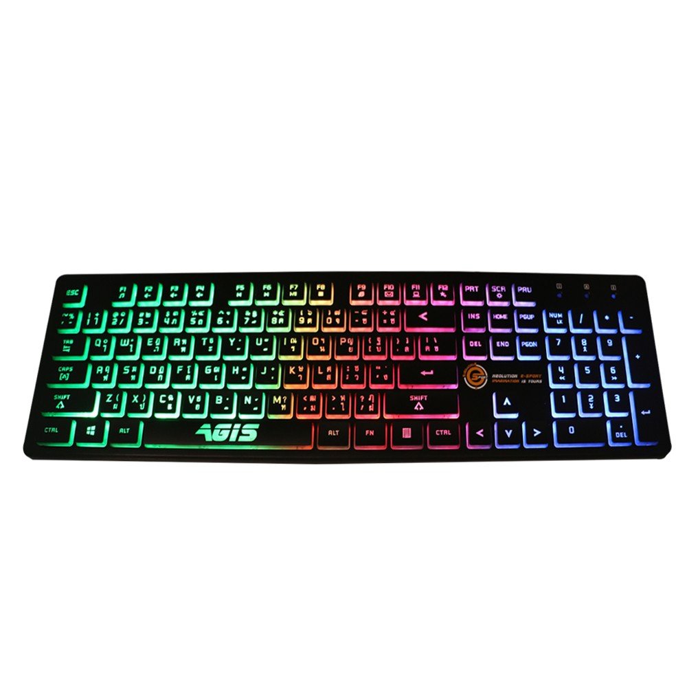 Neolution E-Sport Gaming keyboard คีย์บอร์ดเกมมิ่ง NEOLUTION AGIS KB-UB-NE-AGIS
