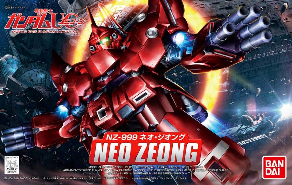 SD BB392 NEO ZEONG Gundam (Bandai)